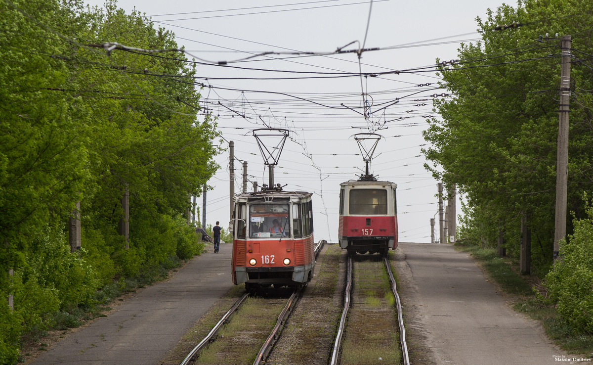 Бийск, 71-605 (КТМ-5М3) № 162; Бийск, 71-605 (КТМ-5М3) № 157