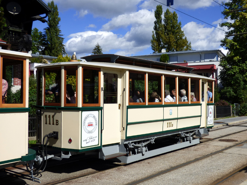 Грац, Двухосный прицепной вагон № 111B