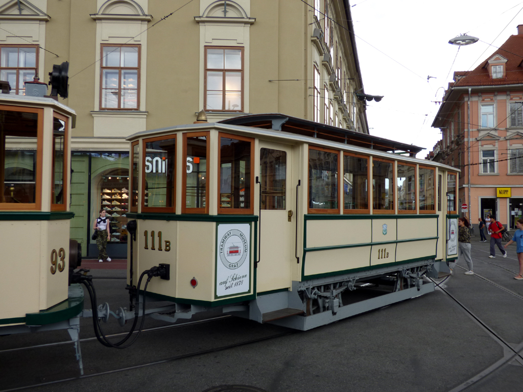 Грац, Двухосный прицепной вагон № 111B