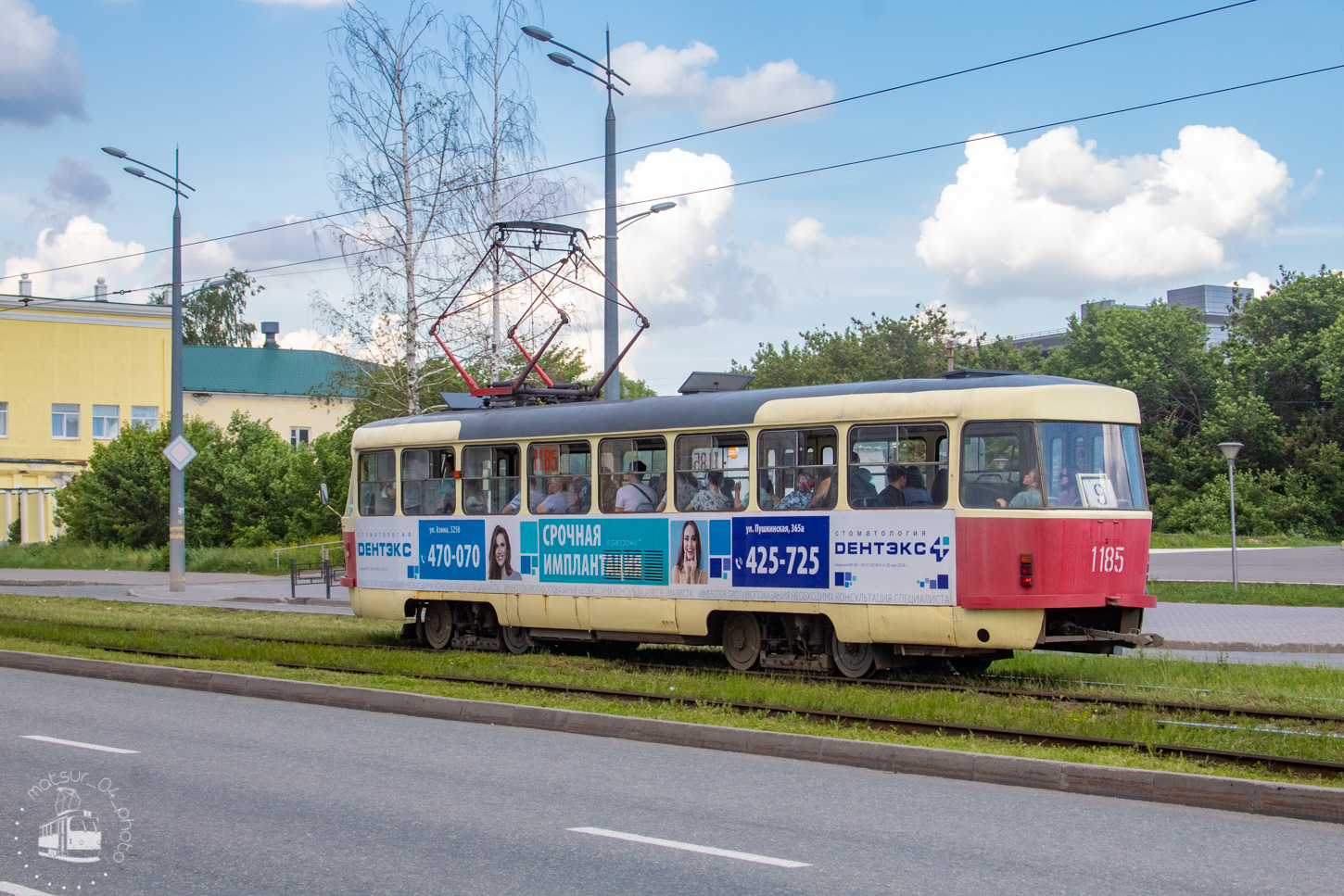 Ижевск, Tatra T3K № 1185