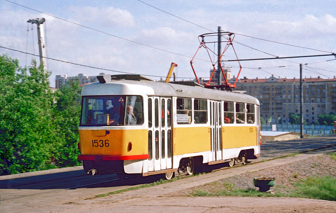 Moskva, Tatra T3SU № 1536