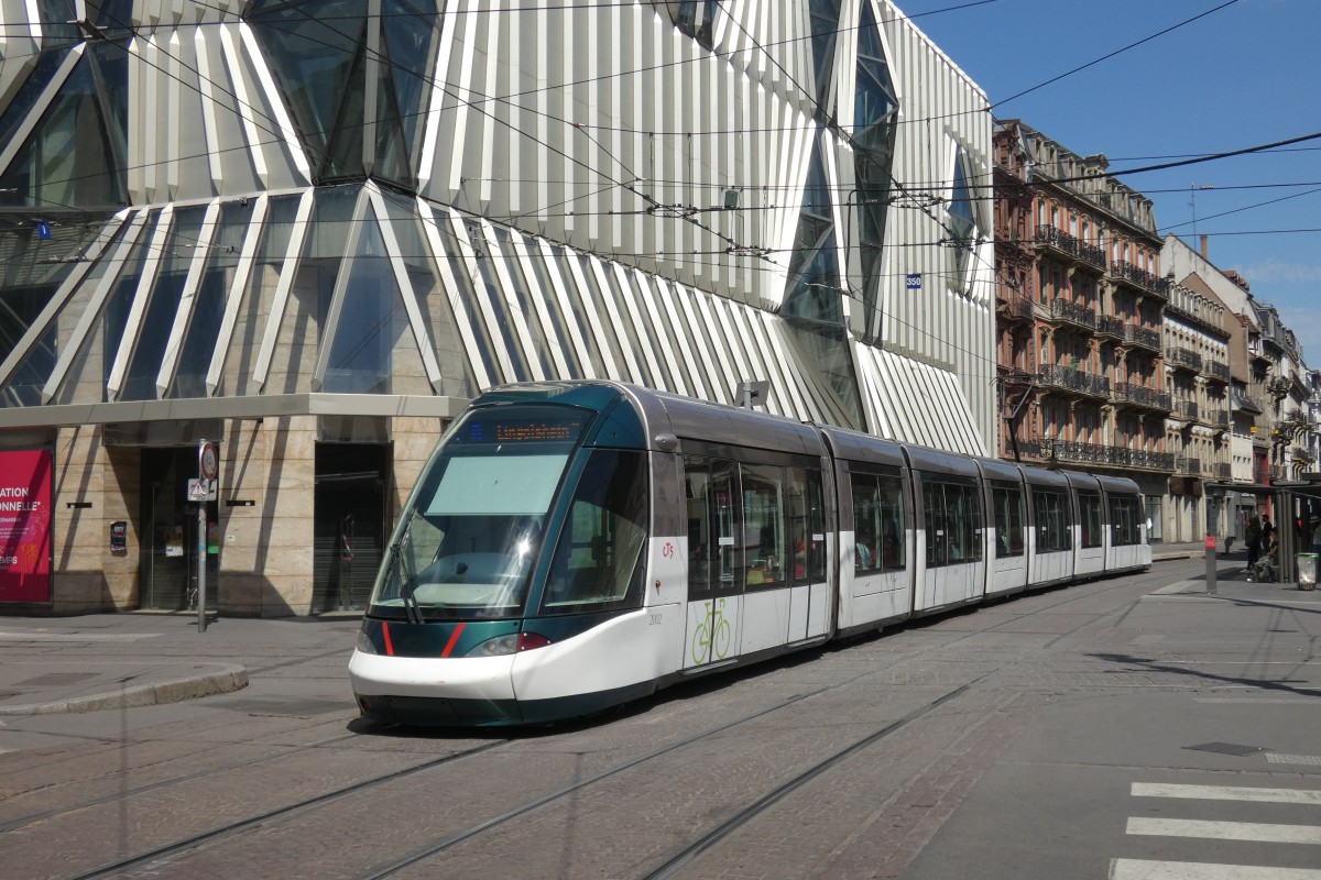 Strasbourg, Alstom Citadis 403 Nr. 2002
