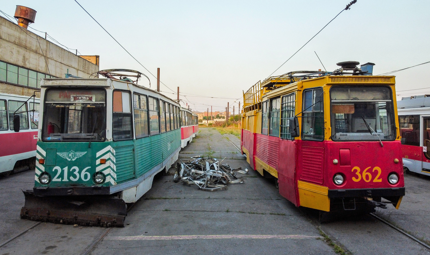 Магнитогорск, 71-605 (КТМ-5М3) № 2136; Магнитогорск, ТС-34Д № 362