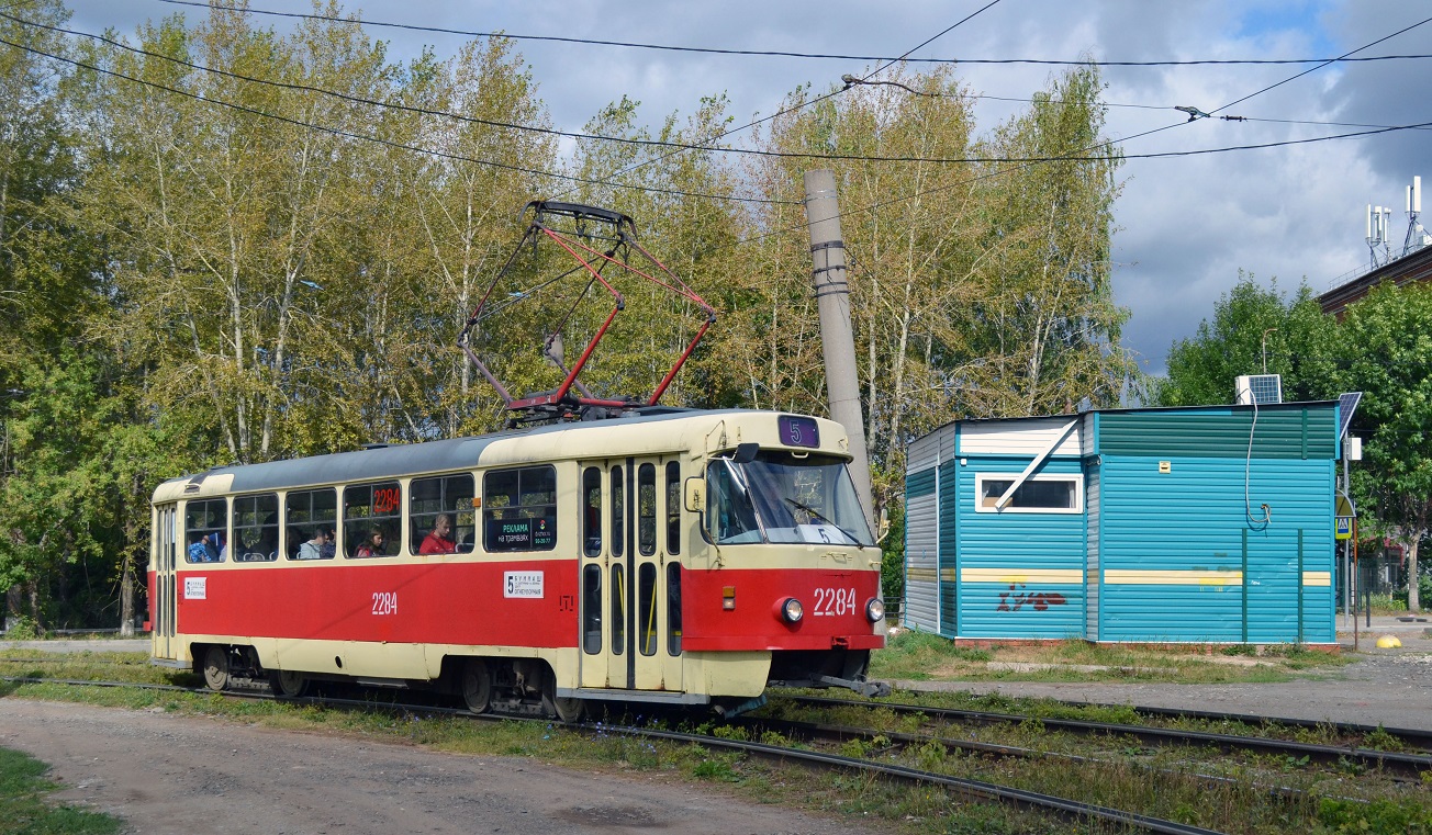 Ижевск, Tatra T3SU (двухдверная) № 2284