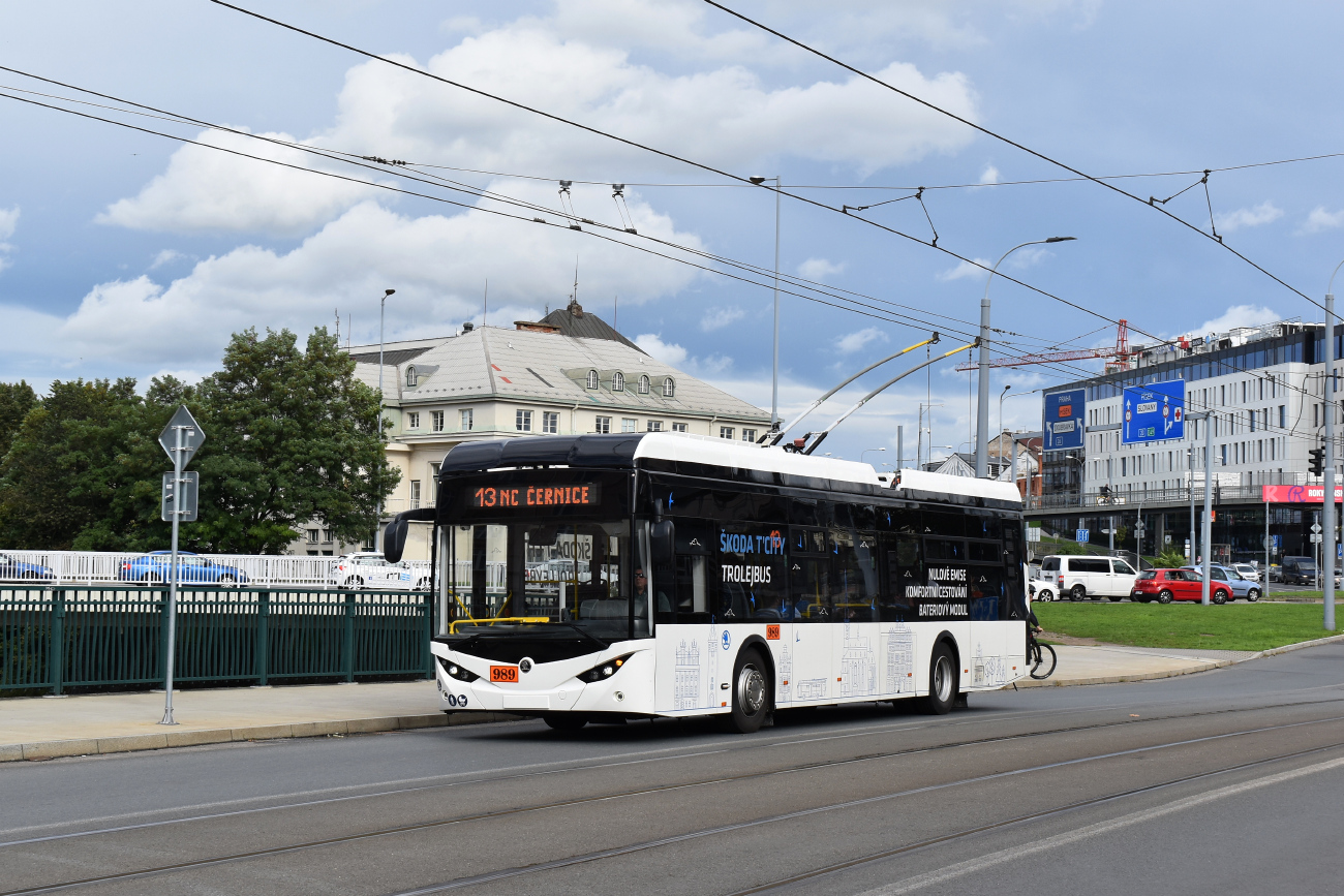 皮爾森, Škoda 36Tr TEMSA # 989; 皮爾森 — Brand new trolleybuses from the Škoda factory