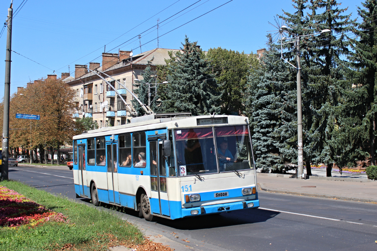 Ровно, Škoda 14Tr08/6 № 151