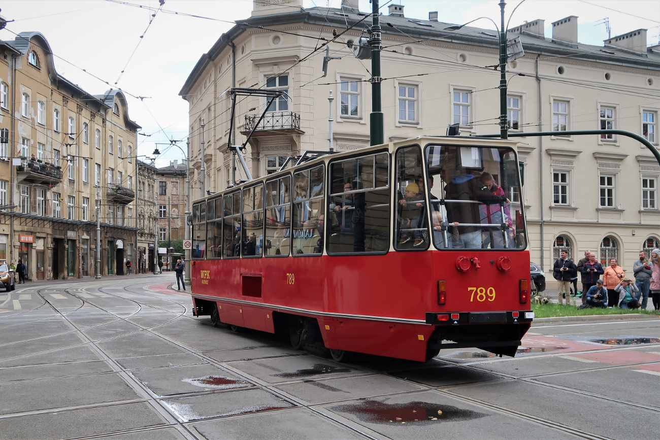 Краков, Konstal 105NT № 789; Краков — Парад исторических и современных трамваев 2022