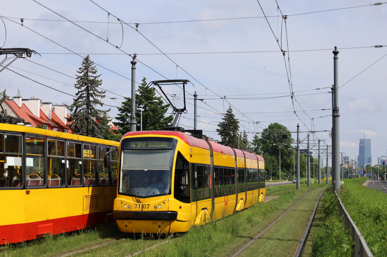 Варшава, PESA Tramicus 120N № 3107