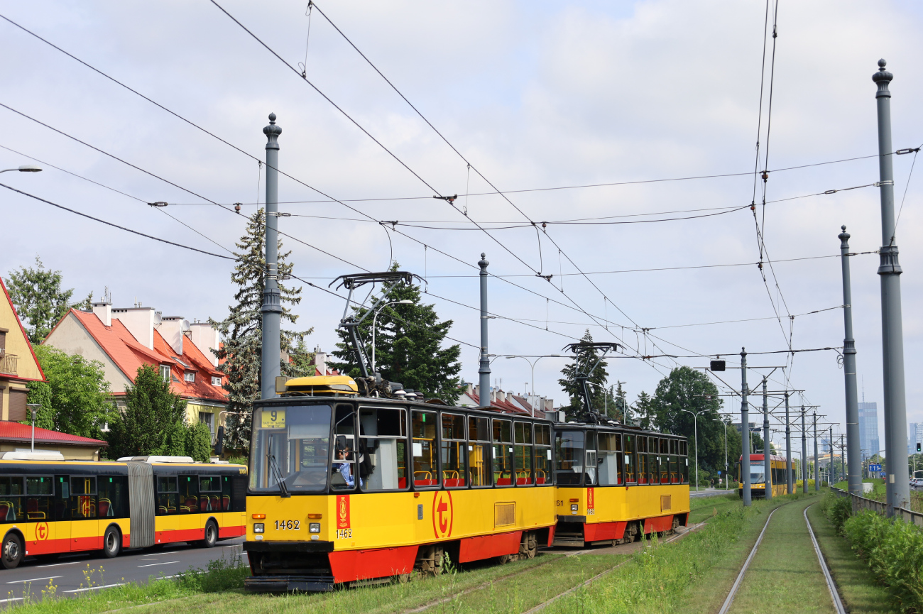 Варшава, Konstal 105Nm № 1462