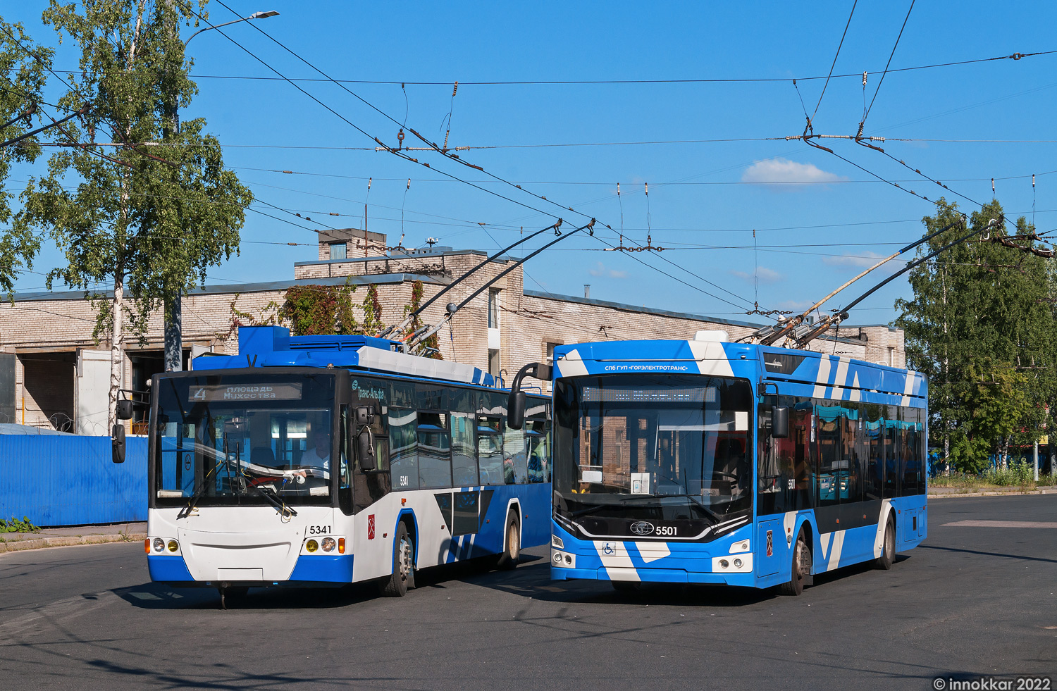 Санкт-Петербург, ПКТС-6281.00 «Адмирал» № 5501; Санкт-Петербург, ВМЗ-5298.01 «Авангард» № 5341