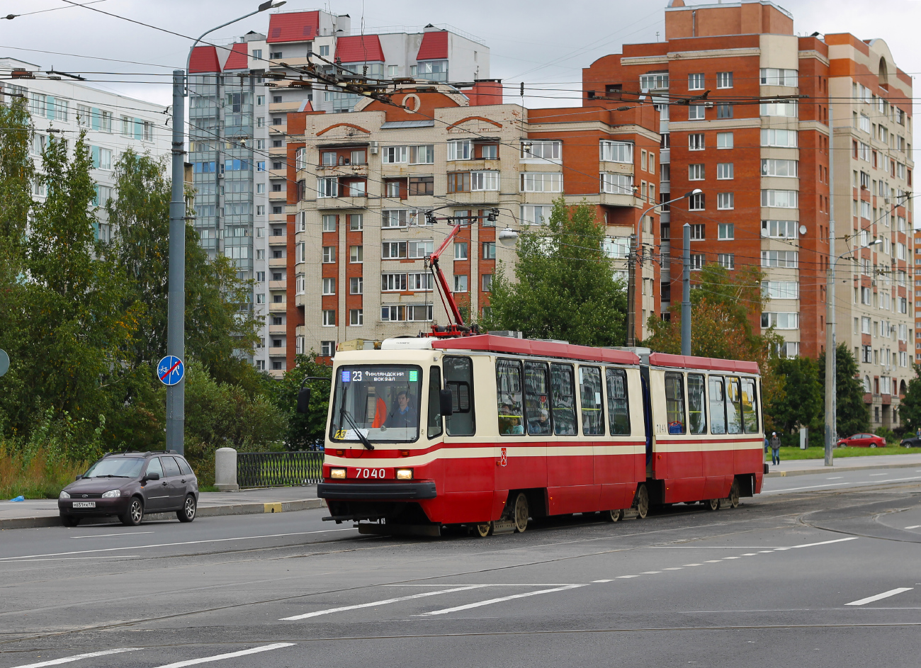 Санкт-Петербург, ЛВС-86М2 № 7040 Санкт-Петербург, ЛВС-86М2 № 7040