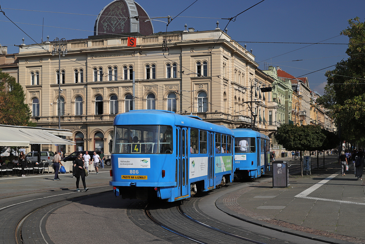 Загреб, Tatra B4YU № 806
