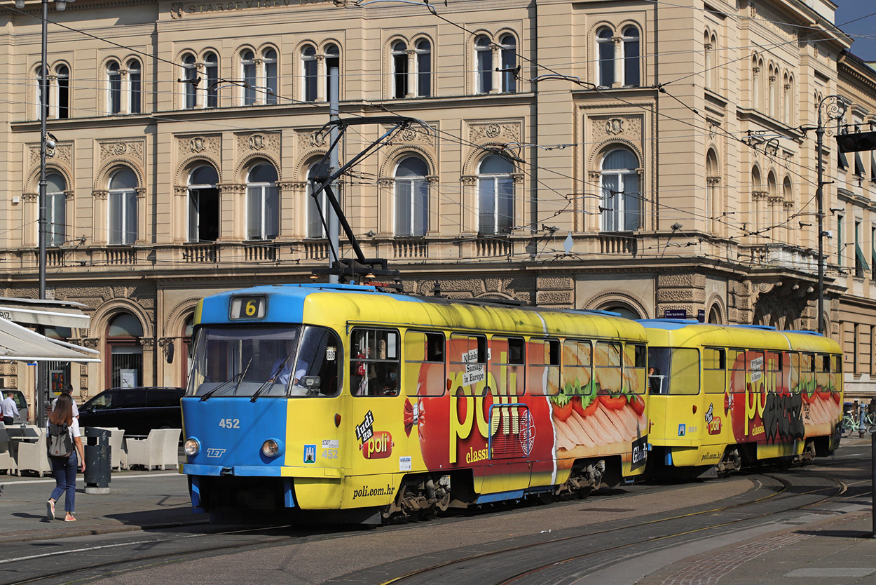 Загреб, Tatra T4YU № 452