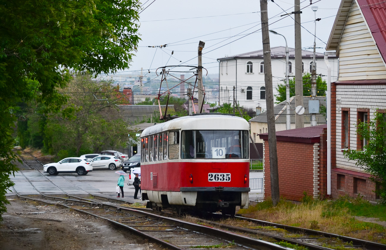 Волгоград, Tatra T3SU (двухдверная) № 2635