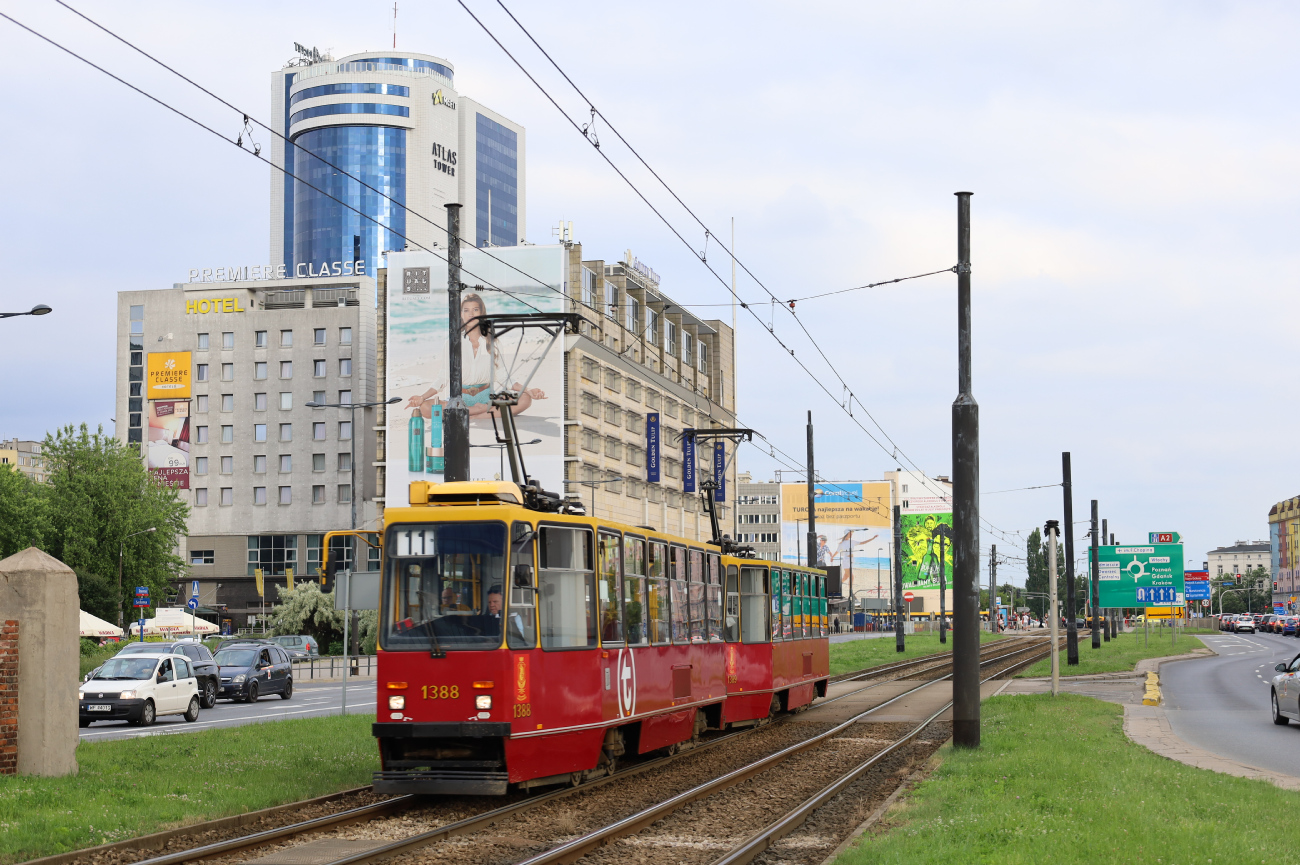 Варшава, Konstal 105Nb/e № 1388