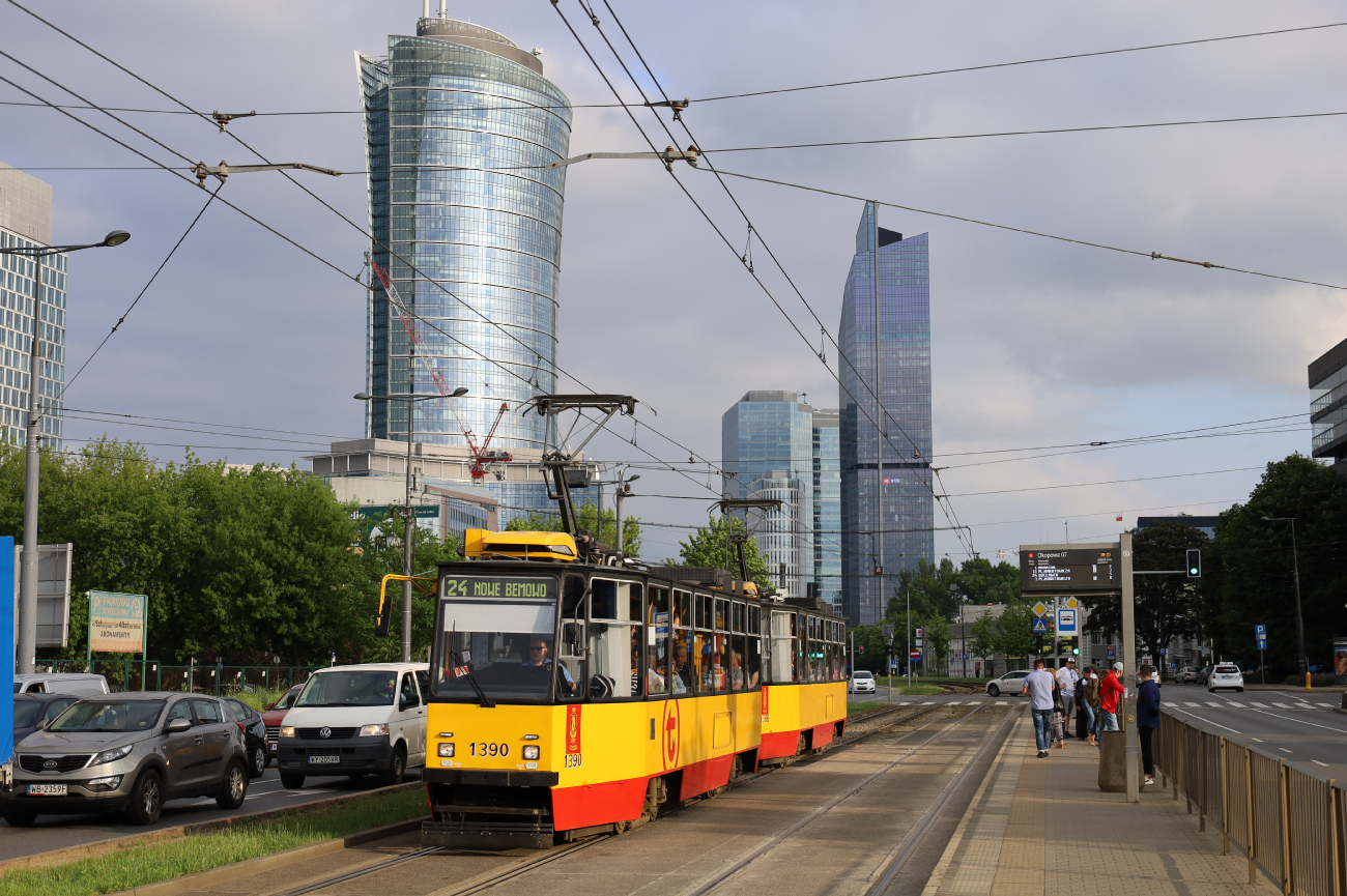 Варшава, Konstal 105Ni № 1390