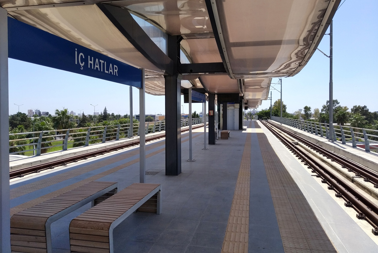 ანტალია — Lines and Infrastructure — light rail tram