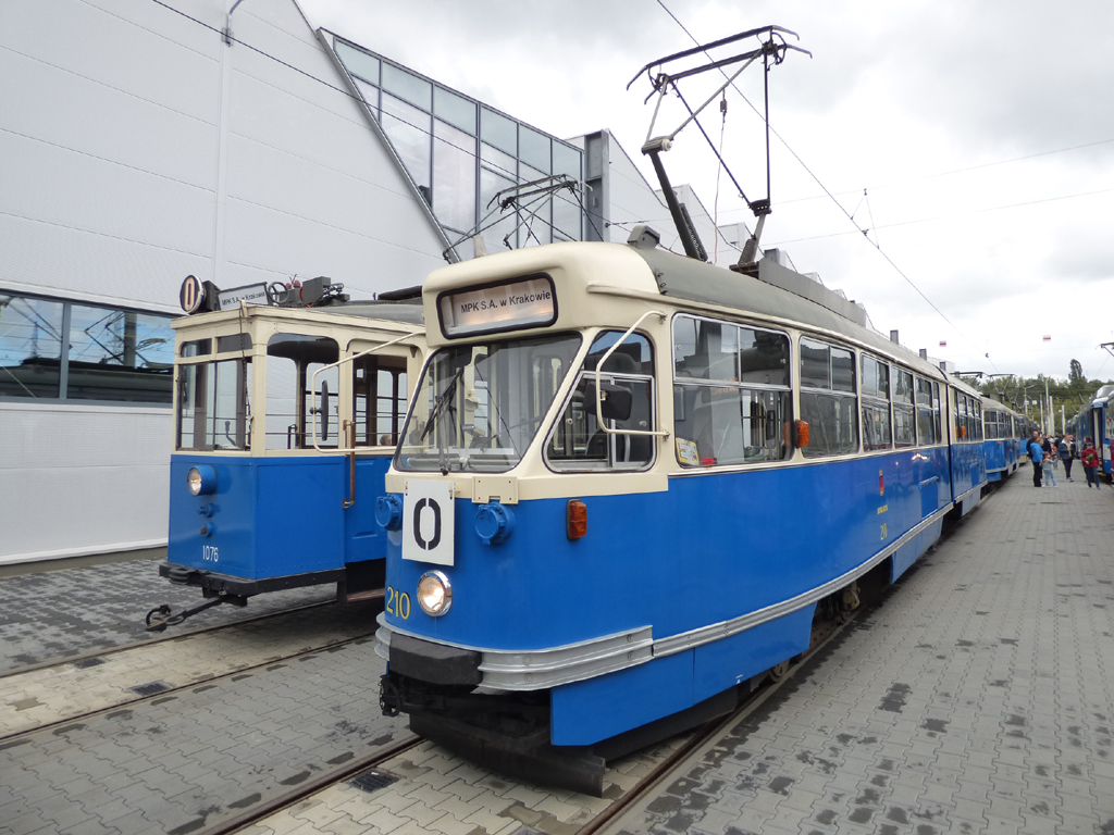 Краков, Konstal 102Na № 210; Краков — Парад исторических и современных трамваев 2022