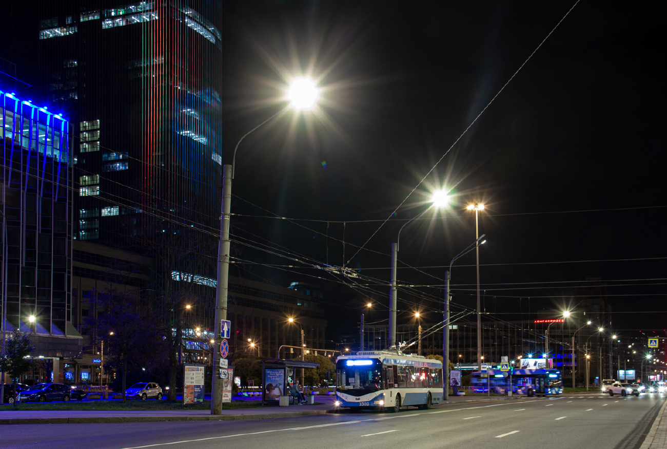 Санкт-Петербург, БКМ 321 № 1502; Санкт-Петербург — Троллейбусные линии и инфраструктура