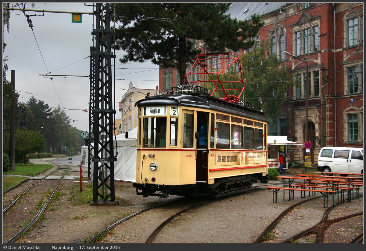 Naumburg, Lindner/SSW 2-axle motor car # 17