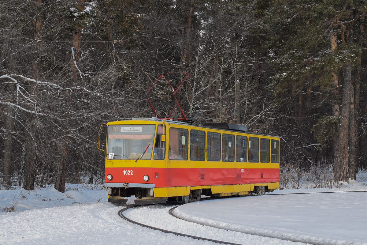 Barnaul, Tatra T6B5SU № 1022