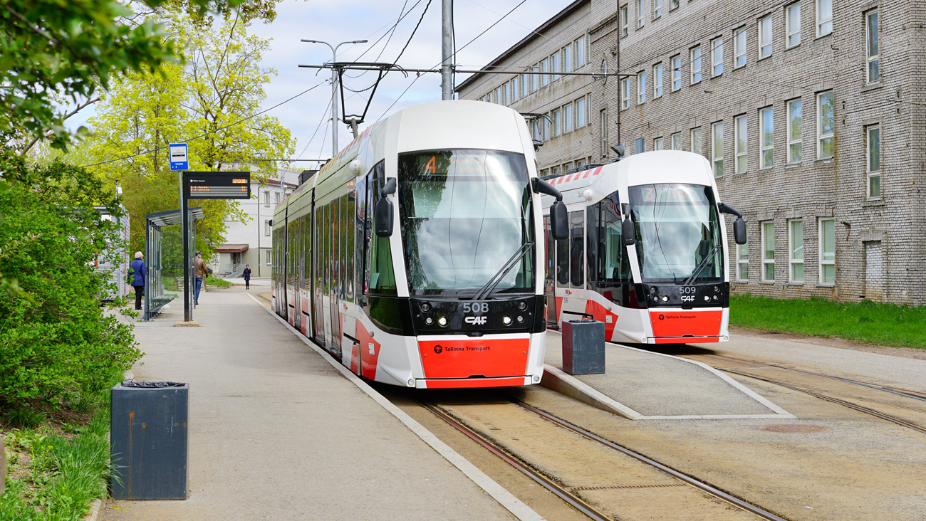 Таллин, CAF Urbos AXL № 508