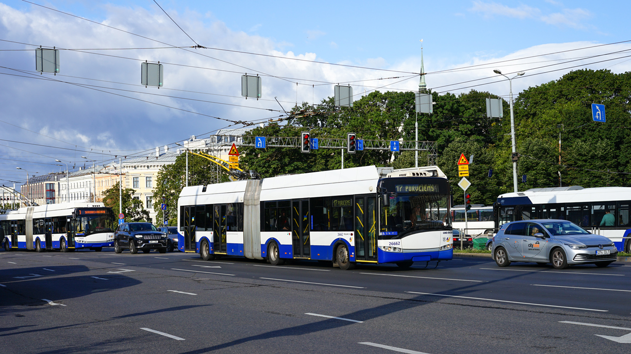 Рыга, Solaris Trollino III 18 Ganz-Škoda № 26662 Рыга, Solaris Trollino III 18 Ganz-Škoda № 26662