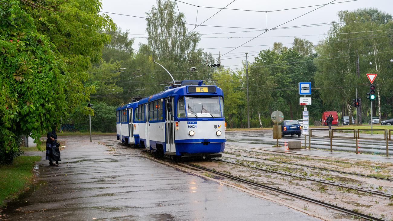 Рига, Tatra T3A № 30024