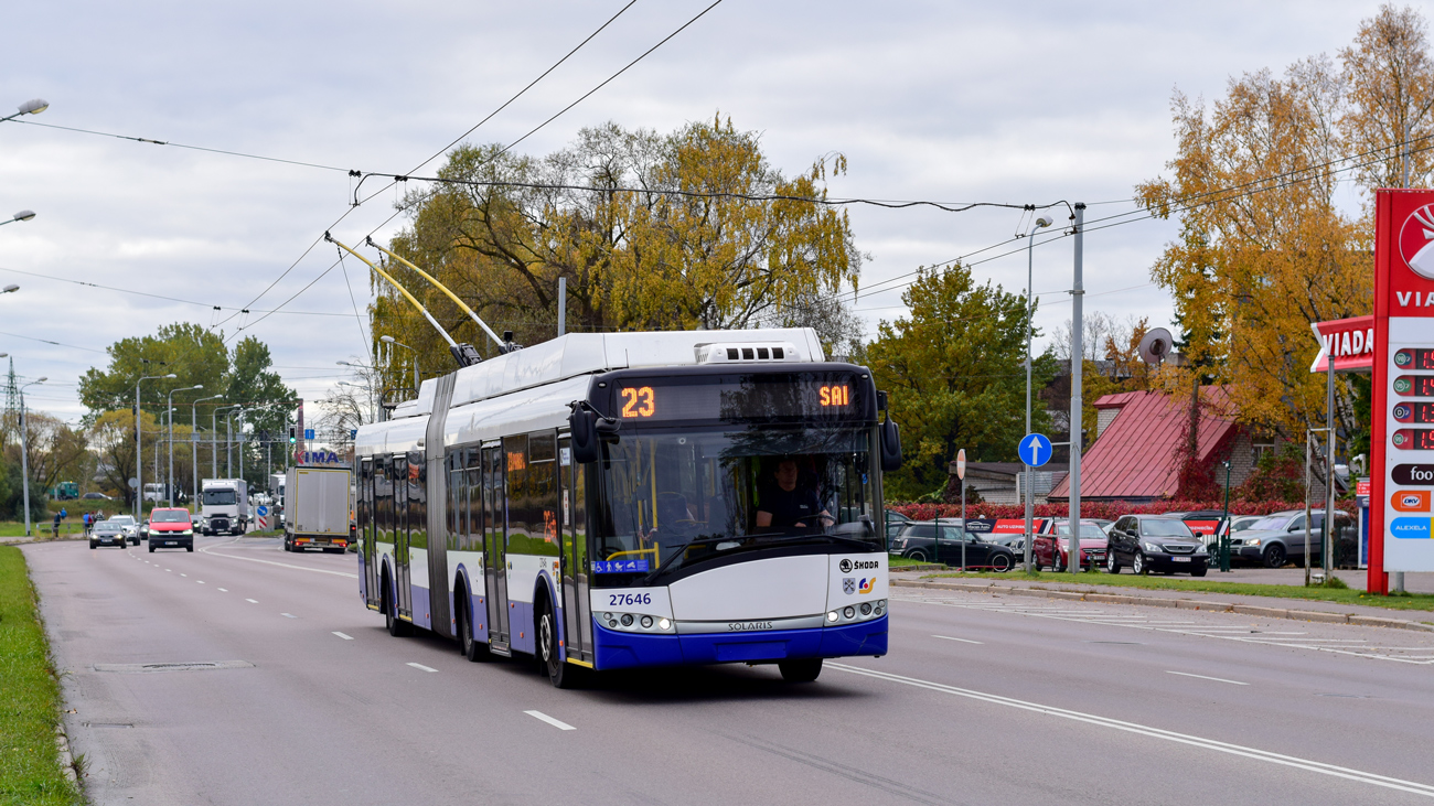 Рига, Škoda 27Tr Solaris III № 27646