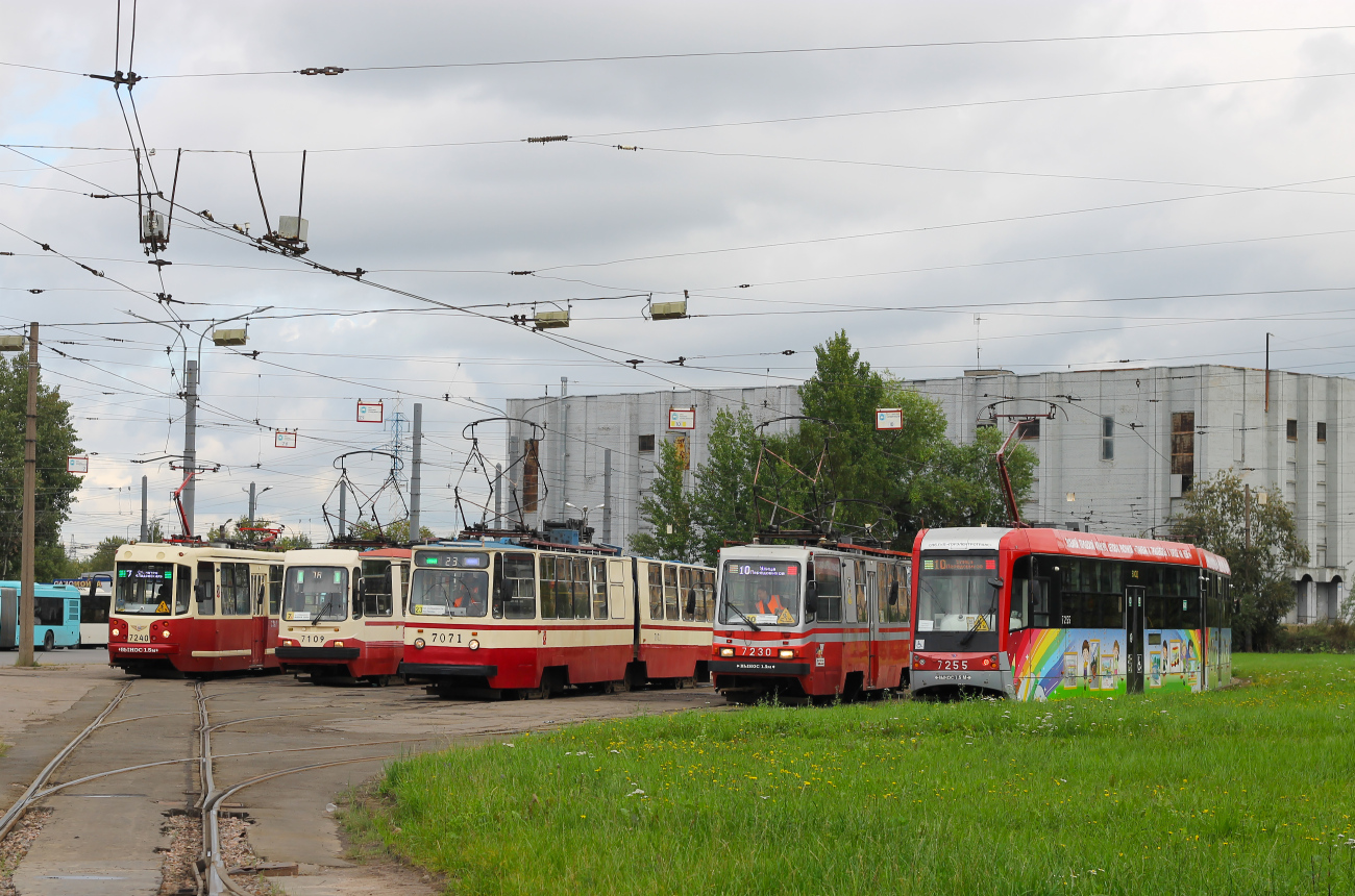 Санкт-Петербург — Конечные станции и разворотные кольца