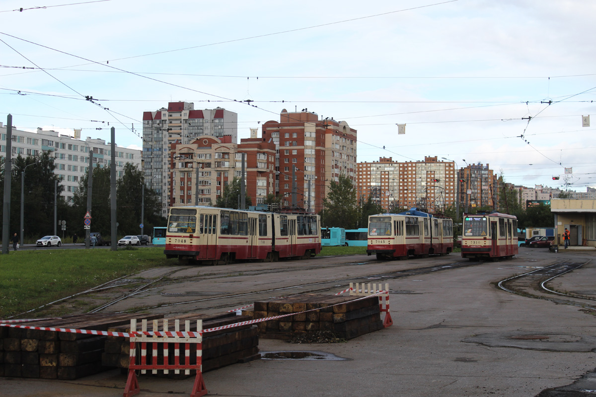 Санкт-Петербург — Конечные станции и разворотные кольца; Санкт-Петербург — Ремонты