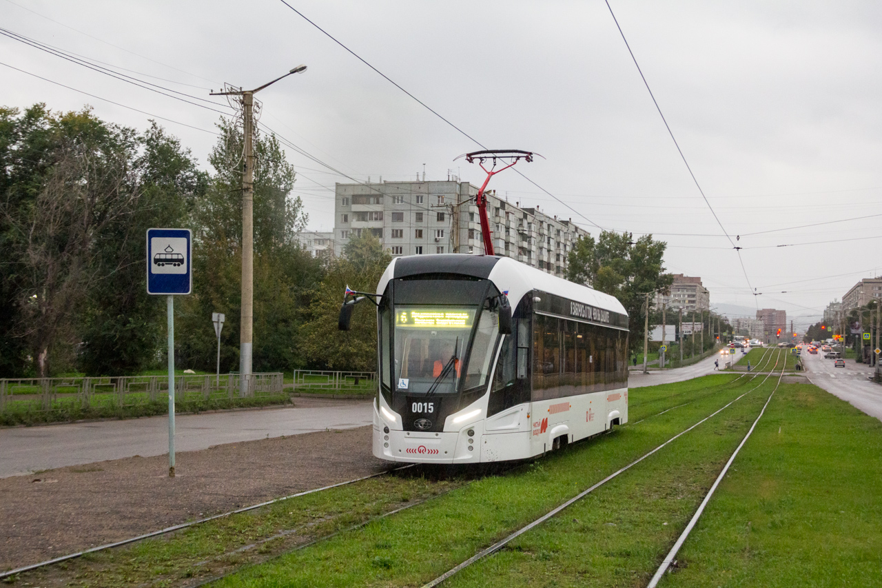 Красноярск, 71-911ЕМ «Львёнок» № 0015