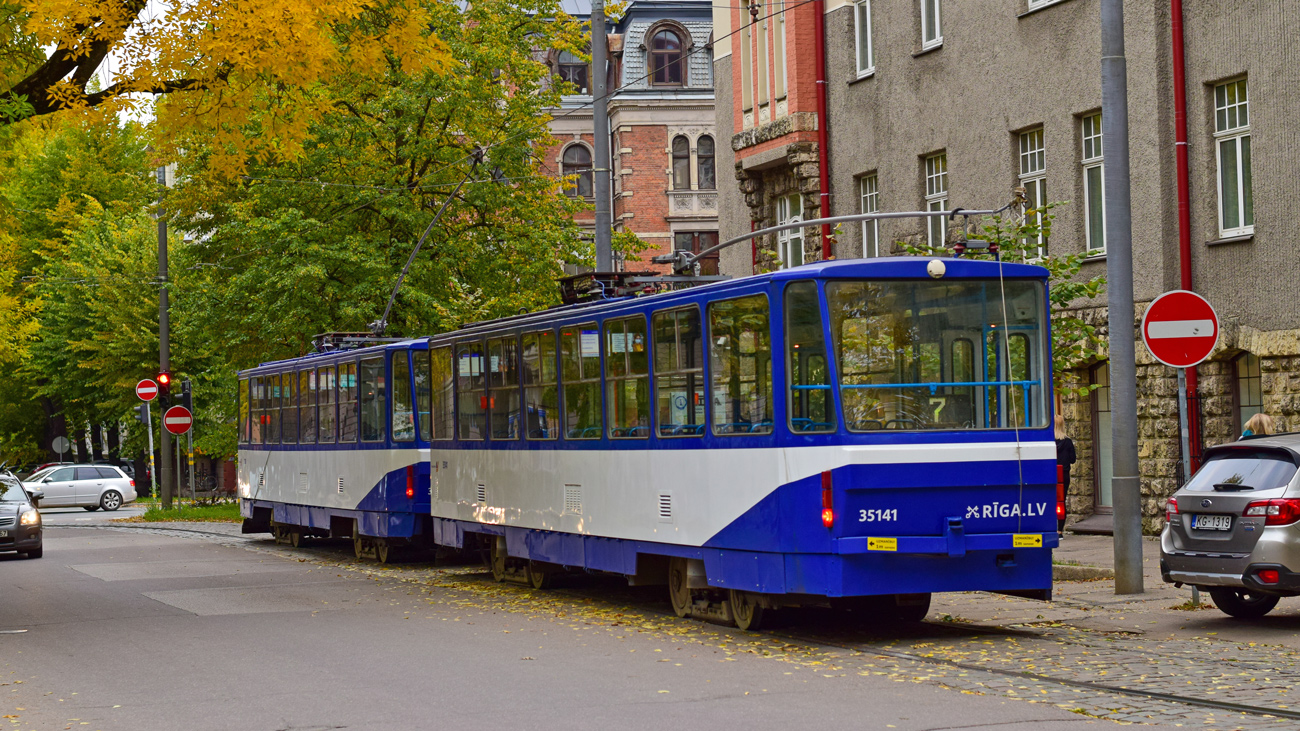 Рига, Tatra T3MR (T6B5-R) № 35141