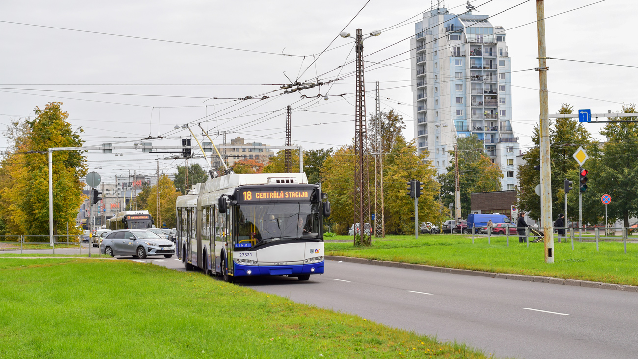 Рига, Škoda 27Tr Solaris III № 27321