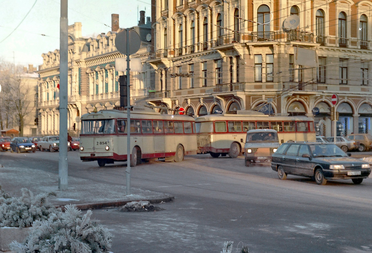 Рига, Škoda 9TrH27 № 2-854