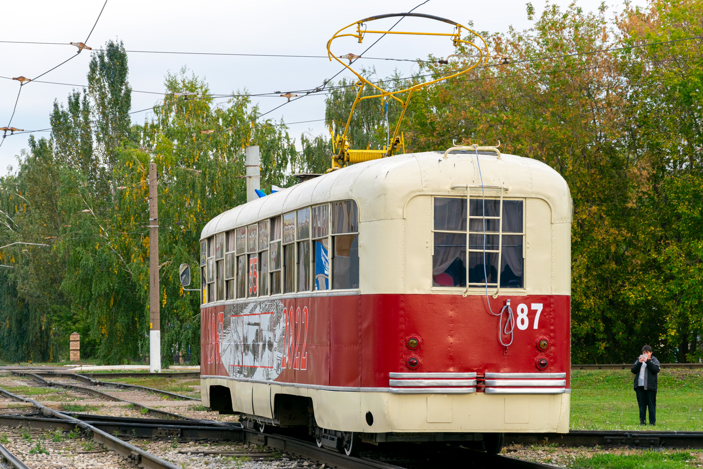 Нижнекамск, РВЗ-6М2 № 87; Нижнекамск — Парад трамваев — 22 сентября 2022
