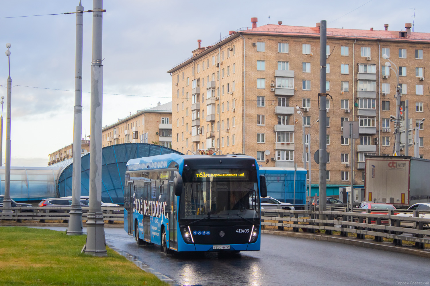 Москва, КАМАЗ-6282 № 411403; Москва — Закрытые троллейбусные линии Москва, КАМАЗ-6282 № 411403; Москва — Закрытые троллейбусные линии