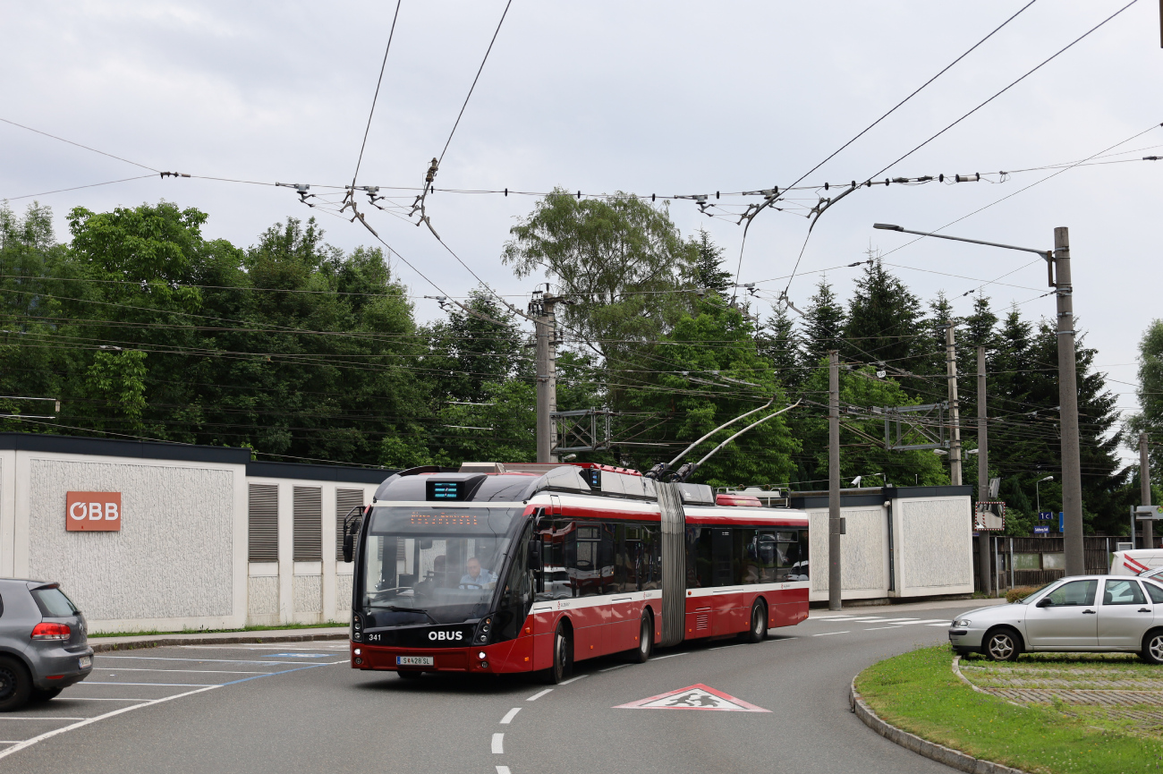 Salzburg, Solaris Trollino III 18 AC MetroStyle Nr. 341