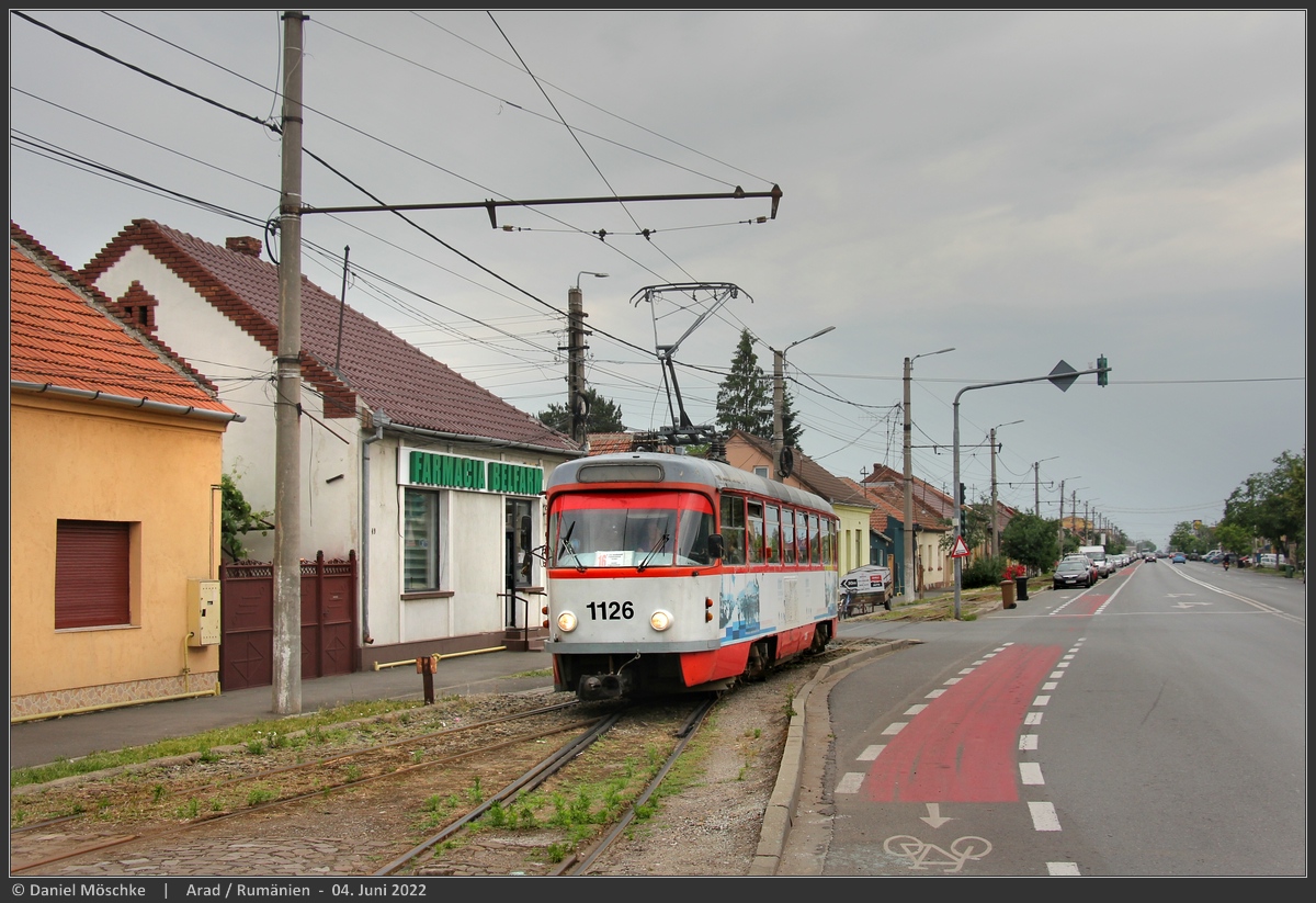 Арад, Tatra T4D № 1126