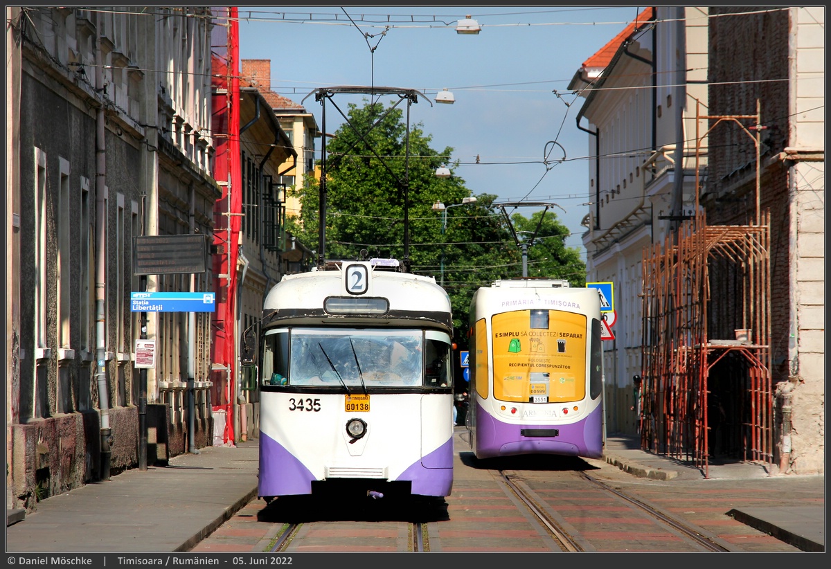 Timisoara, Hansa GT4b Nr 3435; Timisoara, GT4 Armonia Nr 3551