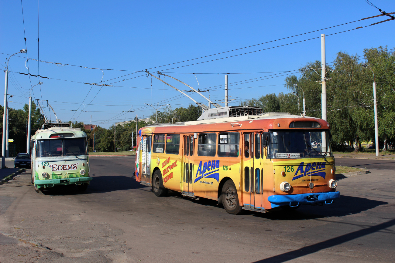 Rovno, Škoda 9TrHT28 — 129; Rovno, Škoda 9TrHT26 — 126