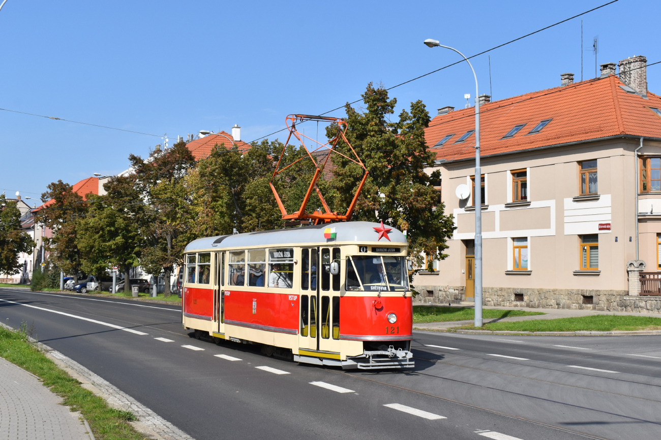 Пльзень, Tatra T1 № 121; Пльзень — Празднование 60-летия трамваев в Световаре