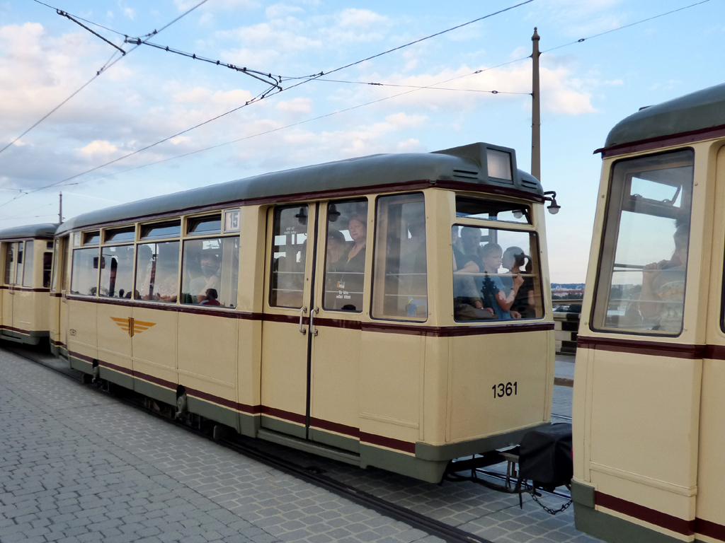 Дрезден, Gotha EB54 № 1361 (251 306); Дрезден — 150 лет трамвайному движению в Дрездене (24.09.2022)