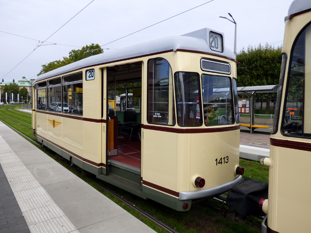 Dresde, Gotha B57 N°. 1413 (251 309); Dresde — 150th anniversary of Dresden trams (24.09.2022)