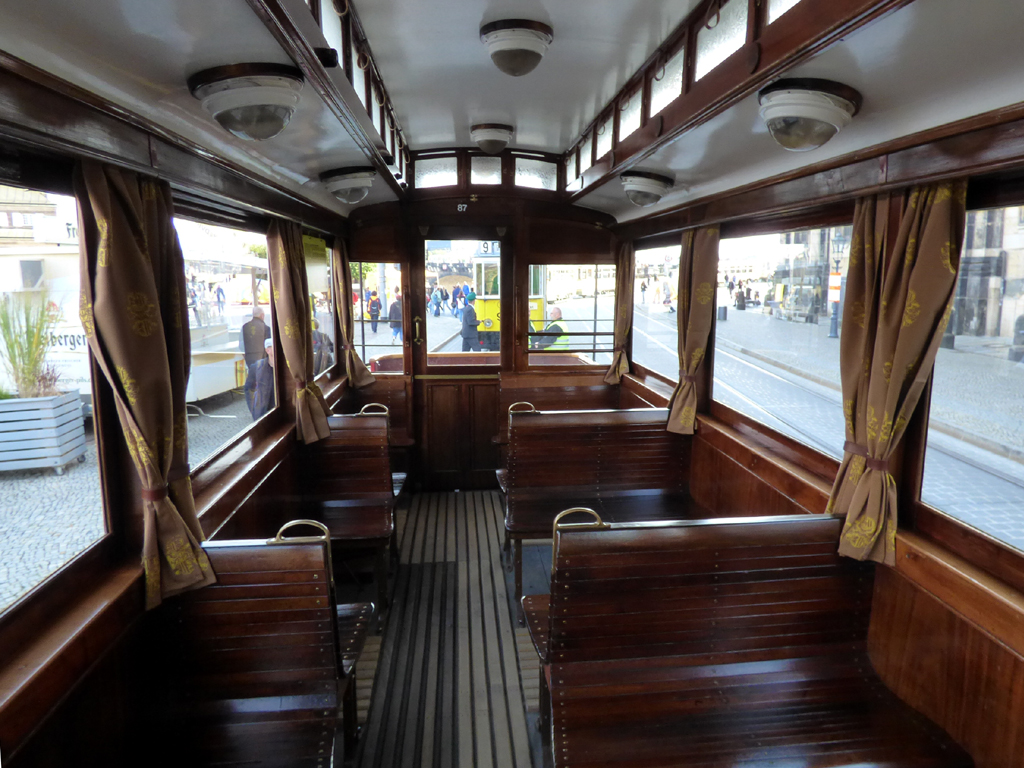 Dresden, Dresden 2-axle trailer car Br. 87 (251 301); Dresden — 150th anniversary of Dresden trams (24.09.2022)