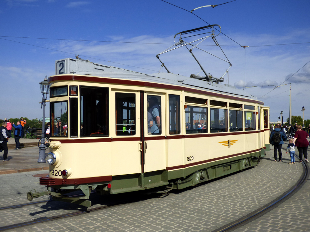 Dresden, Busch Kleiner Hecht Nr. 1820 (201 304); Dresden — 150th anniversary of Dresden trams (24.09.2022)