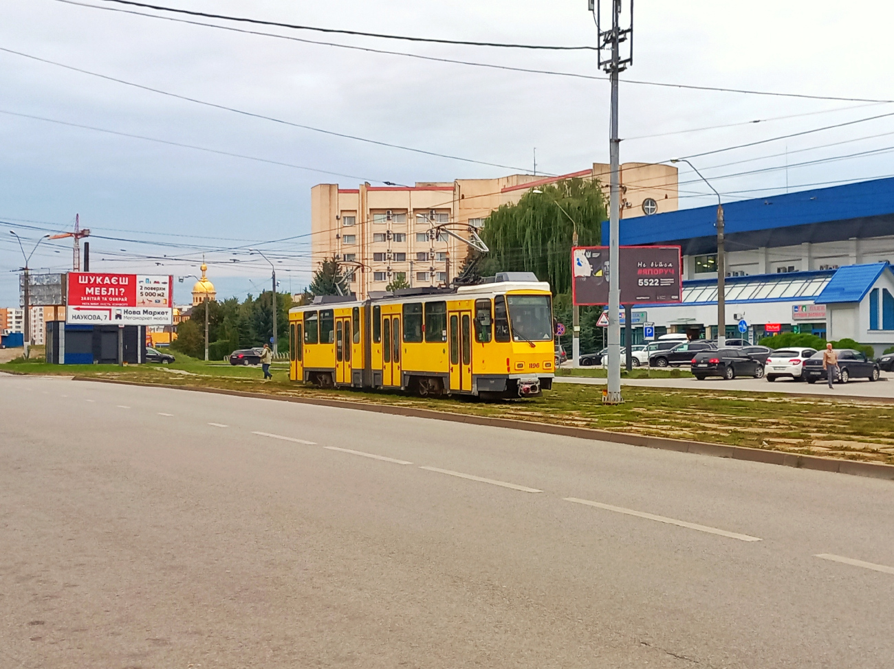 Львов, Tatra KT4DM № 1196