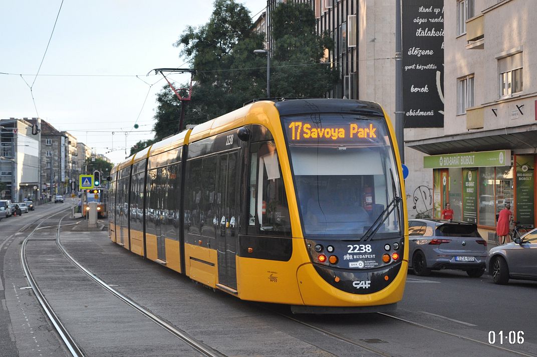 Будапешт, CAF Urbos 3 № 2238