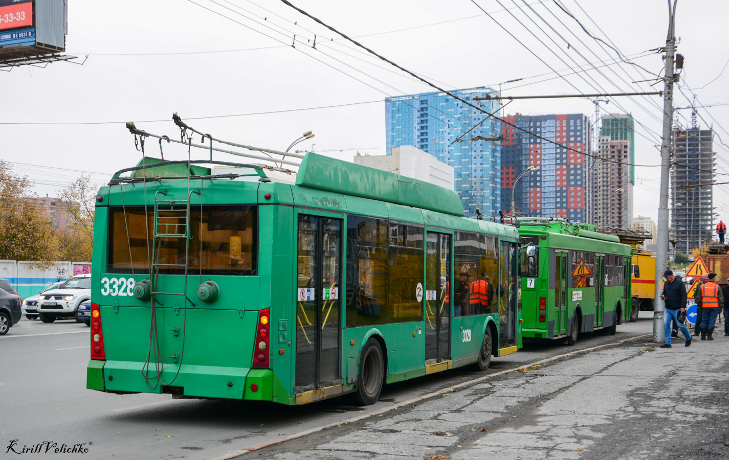 Novosibirskas, Trolza-5265.00 “Megapolis” nr. 3328; Novosibirskas — Accidents