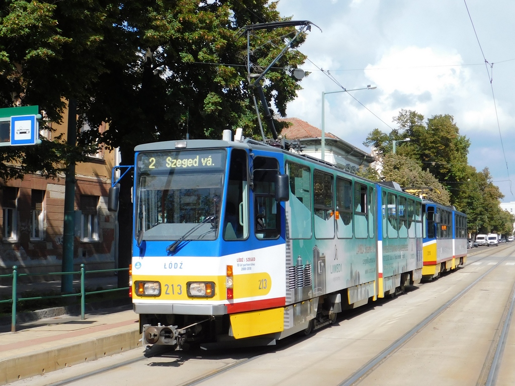 Сегед, Tatra KT4DM № 213; Сегед, Tatra KT4DM № 215